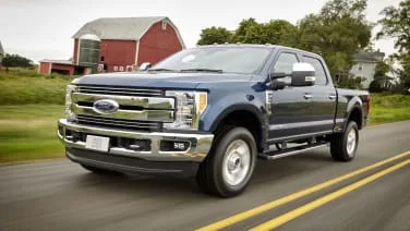 2017 Ford Super Duty trucks recalled because the fuel tank could fall off
